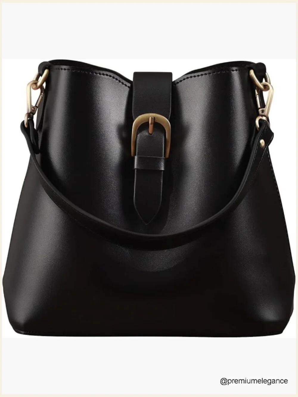 Vintage Faux Leather Hobo Shoulder Handbag with Removable Pouch